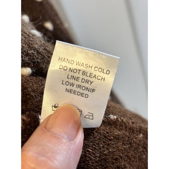 Altar’d State Brown And Cream Sweater Large - Picture 5 of 8